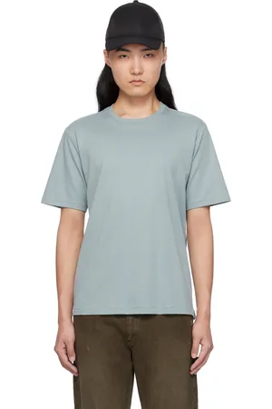 RAG&BONE T-shirt bleu en coton pima