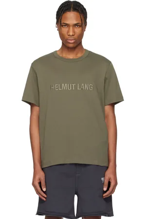 Helmut Lang T-shirt kaki à logo