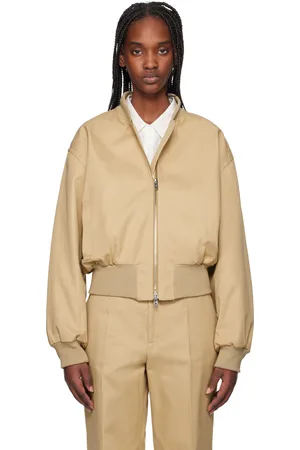 Filippa K Blouson aviateur beige en coton