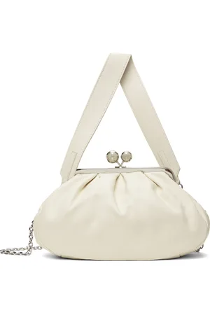 Max Mara Sac Cubico blanc cassé