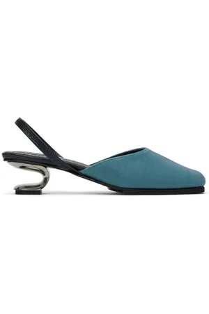 Nicole Saldanã Chaussures à talon Syd bleues en filet