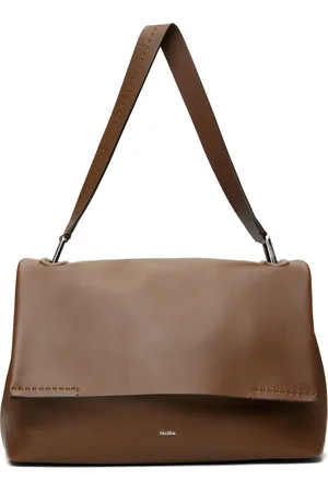 Max Mara Sac Archetipo brun en cuir