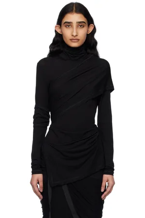 Helmut Lang Col roulé Protection noir