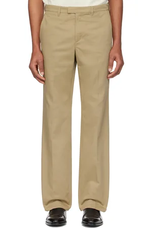 Courrèges Pantalon façon costume beige