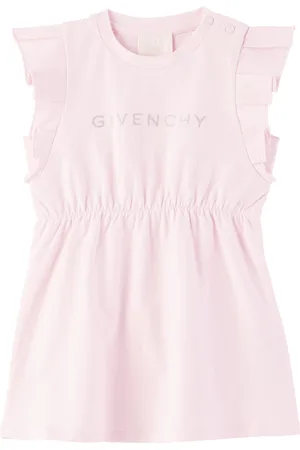 Givenchy Bébé | Robe rose à volants et à logos