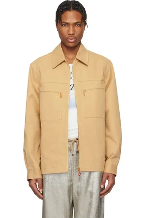 Casablanca Blouson brun clair à glissière