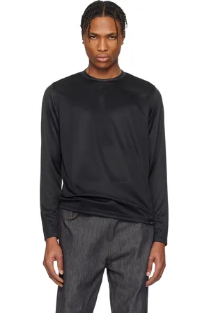 Courrèges T-shirt de style maillot de football noir