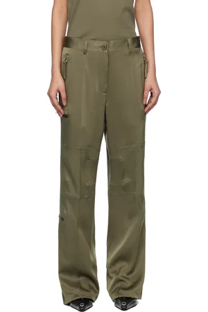 Helmut Lang Pantalon parachute kaki