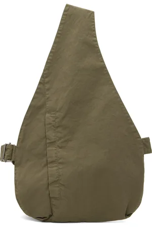 DRIES VAN NOTEN Sac de style veste à épaule unique kaki