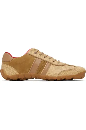 WALES BONNER Baskets beiges en cuir
