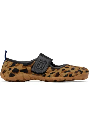 WALES BONNER Baskets de style Charles IX brun clair et brun