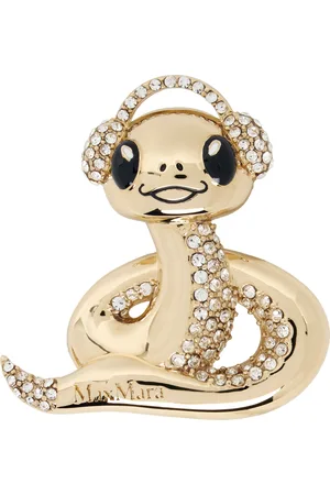 Max Mara Broche CNY dorée