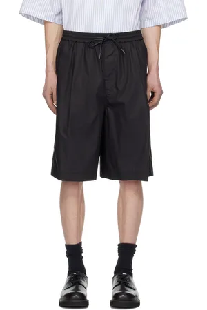 JUUN.J Short rembourré noir en coton