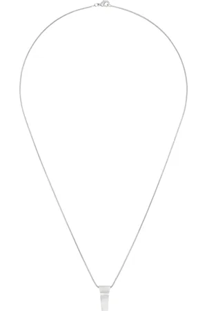 Rick Owens Collier argenté à mini pendentif Trunk - Hollywood