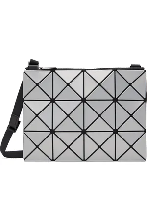 Issey Miyake Sac contrasté W gris et argenté - LUCENT