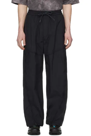 JUUN.J Pantalon noir en nylon à glissières