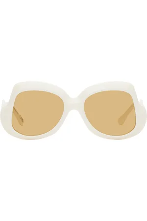Marni Lunettes de soleil Quelyfish blanches