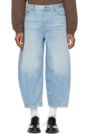 Helmut Lang Jean indigo à coupe cocon