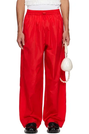 Simone Rocha Pantalon de survêtement ample rouge