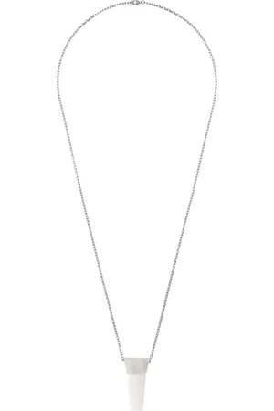 Rick Owens Collier argenté à pendentif Trunk - Hollywood