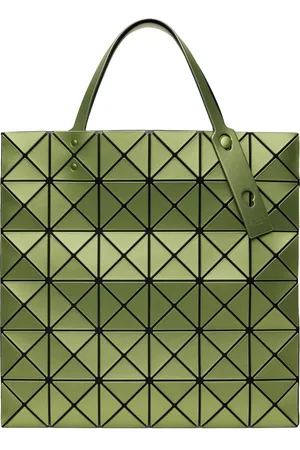 Issey Miyake Cabas contrasté W vert et jaune - LUCENT