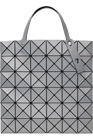 Issey Miyake Cabas contrasté W gris et argenté - LUCENT