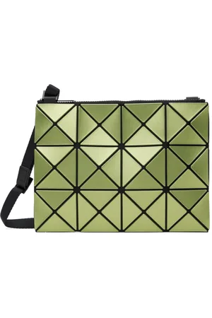 Issey Miyake Sac contrasté W vert et jaune - LUCENT