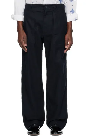 ENGINEERED GARMENTS Pantalon bourgeron bleu marine