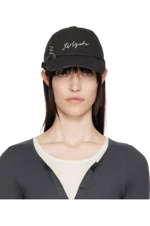 Axel Arigato Casquette noire à effet usé et à fils lâches