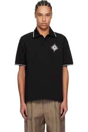 AMIRI Polo noir à image à logo