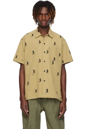 ENGINEERED GARMENTS Chemise de camp kaki