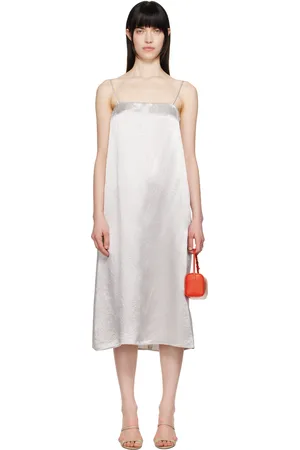 Max Mara Robe midi Aerosi grise