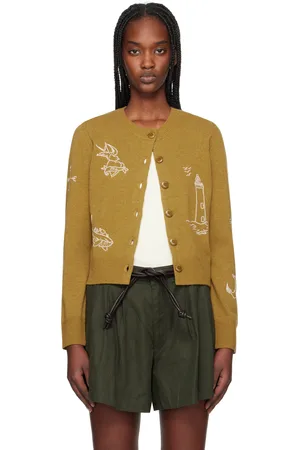 SEA Cardigan Clyde jaune
