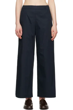 Max Mara Pantalon Antille bleu marine
