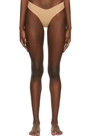 SKIMS Tanga échancré beige Jelly Sheer