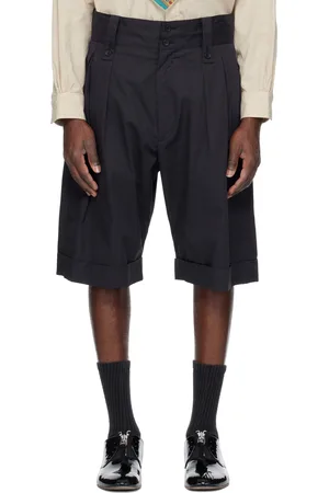 ENGINEERED GARMENTS Short Gurkha bleu marine