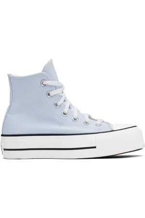 Converse Baskets montantes Chuck Taylor All Star bleues à plateforme