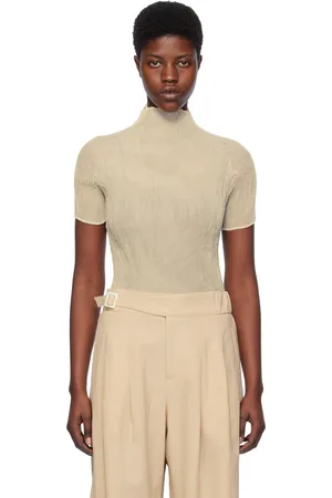 Issey Miyake T-shirt Twist 3 beige