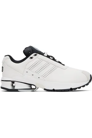 Y-3 Baskets Control blanches à empiècement A3