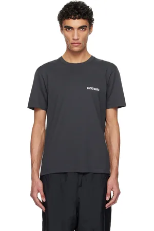 Wacko Maria T-shirt gris à col ras du cou