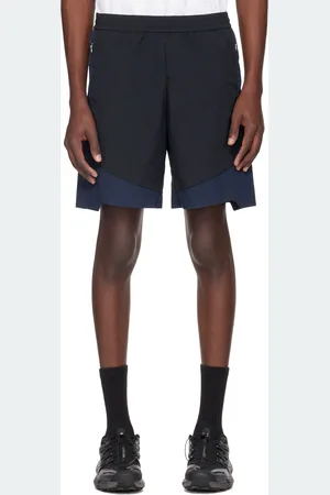 J.LAL Short léger noir et bleu marine