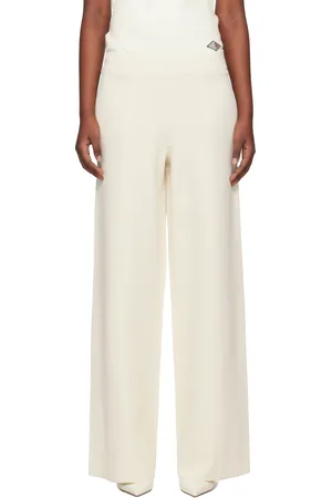 Max Mara Pantalon de détente Assiro blanc cassé