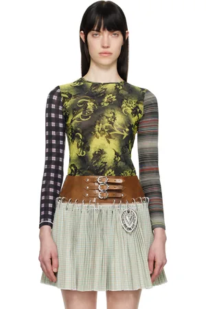 Chopova Lowena T-shirt à manches longues Starlight multicolore en filet