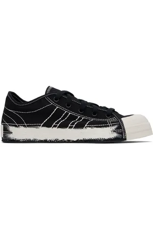 Y-3 Baskets basses Nizza noir et blanc cassé