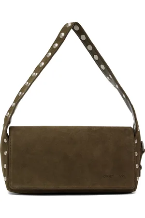 OPEN YY Sac polochon brun en suède à clous