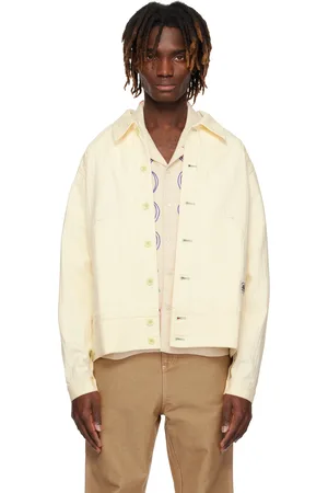 BODE Blouson Greenskeeper blanc cassé à écusson à logo Knolly Brook