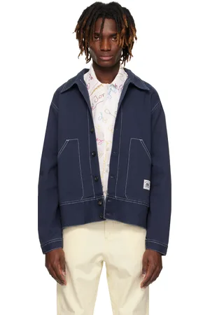 BODE Blouson bleu marine à écusson à logo Knolly Brook