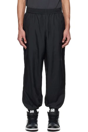 Wacko Maria Pantalon de survêtement noir en nylon