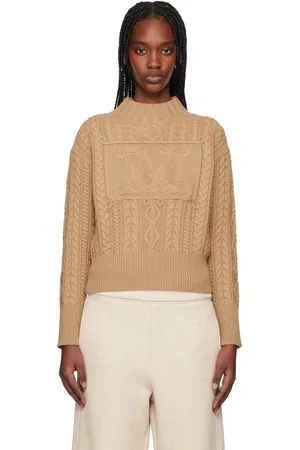 Max Mara Pull Miranda brun clair