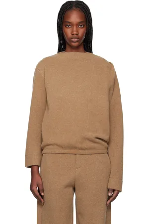 Max Mara Pull molletonné Oxa brun clair